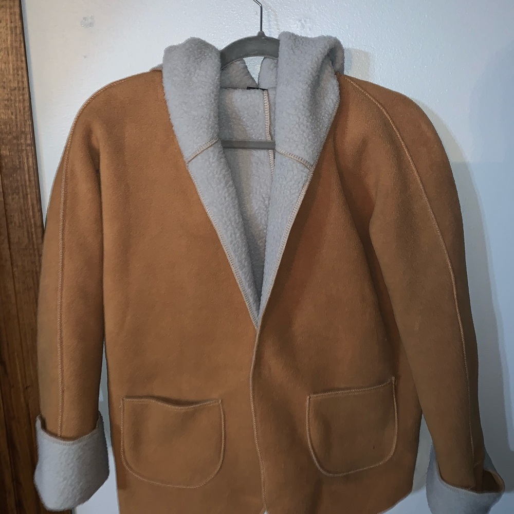 Hooded fleece jacket